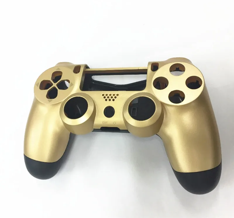 Передний+ задний корпус Сменный Чехол верхний под крышкой протектор кожи для playstation 4 PS4 игровой контроллер золотой цвет