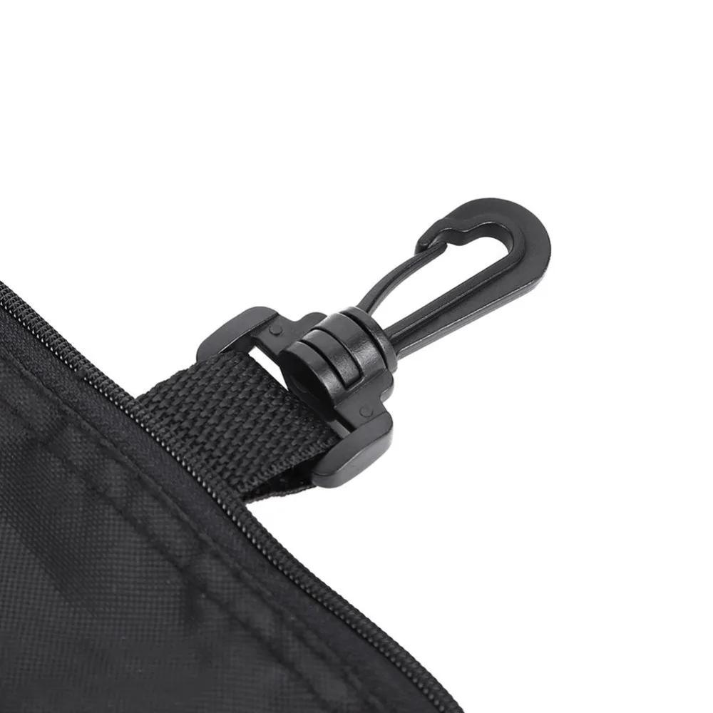 Черная Мини Портативная сумка для мячей для гольфа маленький держатель для мяча сумка с несколькими карманами черная сумка на молнии сумка аксессуары и снаряжение для гольфа