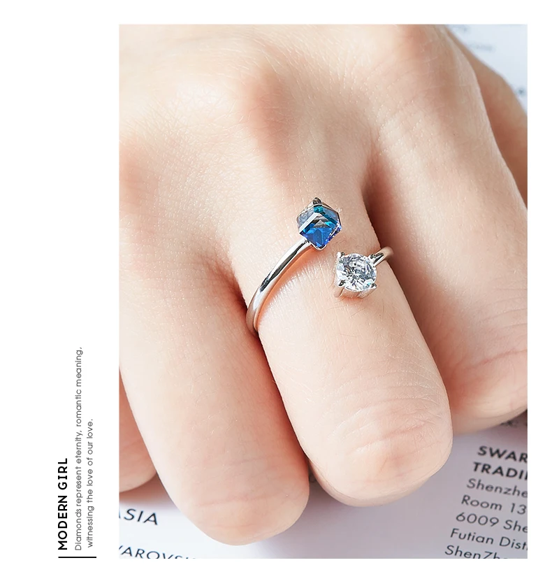 Swarovski Cube Crystals Rings (9)