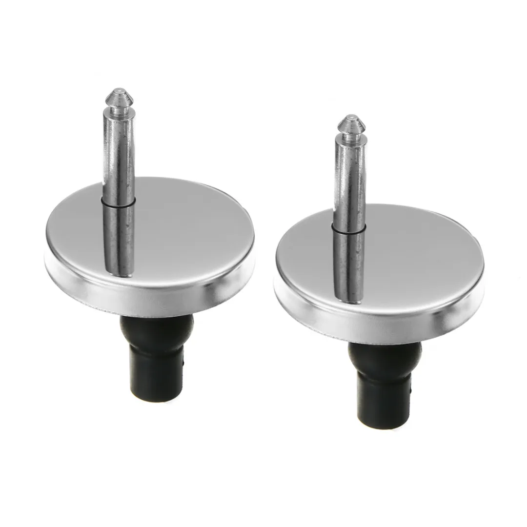 Mayitr 2PCS Toilet Seat Hinges Fittings Quick Release Hinge Mountings Set For Bathroom Toilet Repair Accessories Tools