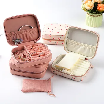 

Jewelry Packaging Box Casket Box Exquisite Makeup Case Cosmetics Beauty Organizer Container Boxes Graduation Birthday Gift