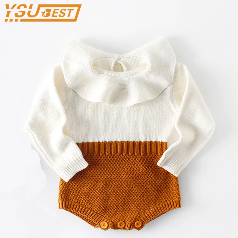 Online Pelele para bebé recién nacido ropa de bebé 2019 primavera otoño linda princesa niños niñas mono de manga larga infantil de punto