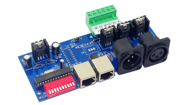1Pcs DMX512 Controller LED DMX 512 decoder,RGB 3CH DMX512 ...