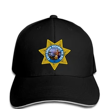 Мужская бейсболка California Highway Patrol Seal черная или белая кепка
