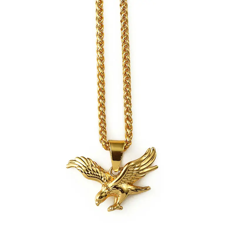 Buy Fashion Jewelry Gold Eagle Bird Pendant Necklace