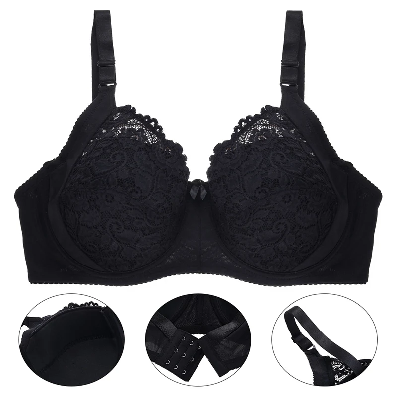 

Plus Size Bra D Cup Sexy Lace nursing Bras For Women Fashion Lingerie Lace Brassiere Underwear