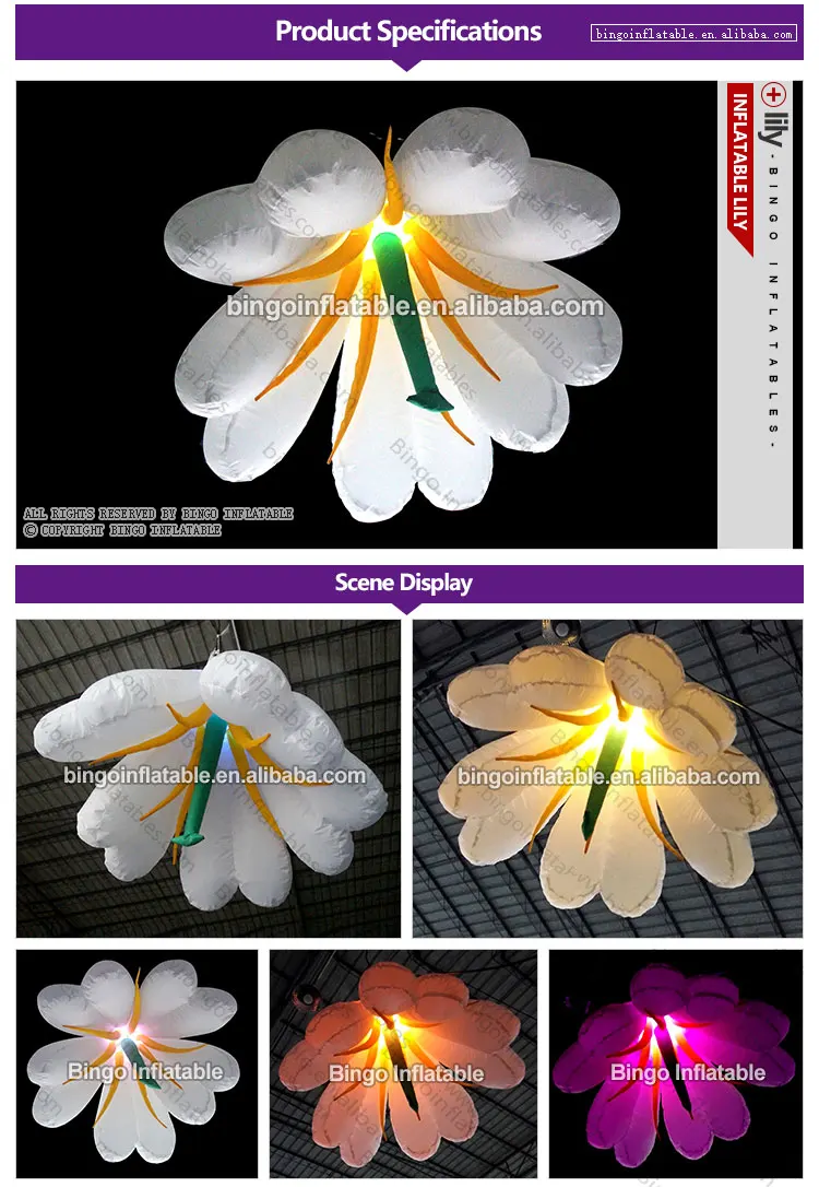 BG-A0861-19-Inflatable-Lily flower-bingoinflatables