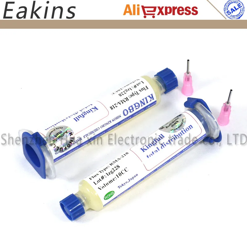 New 2Set/Lot Kingbo RMA-218 Flux Paste high quality Solder Flux for BGA solder station Soldering Tin Cream , Free Shipping