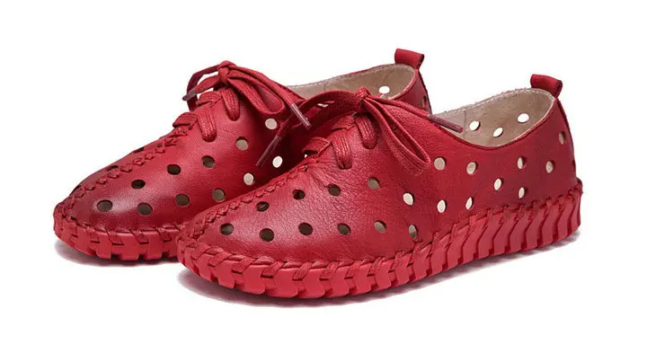 Sneakers Casual Women Flats Shoes Summer Women Hot Authentic Leather Comfortable Shoes For Female Footwear (6)