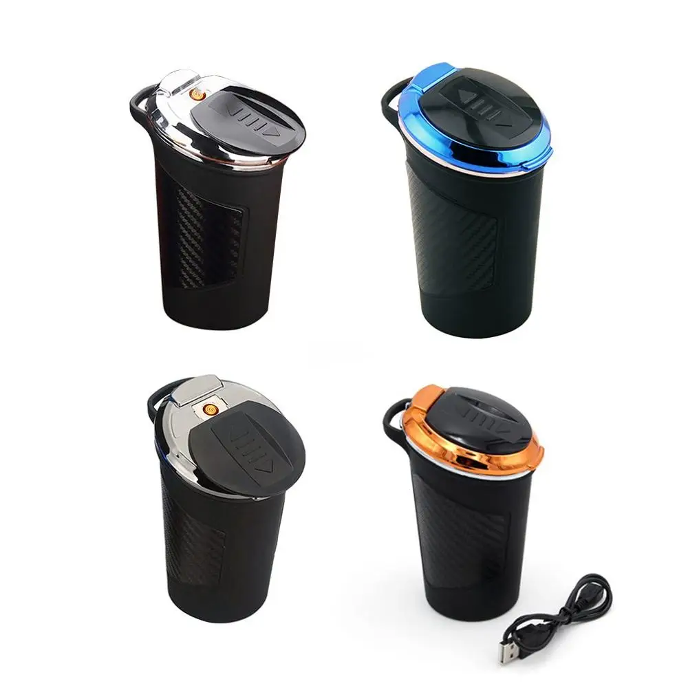 

Push-pull Cigarette Lighter Led Light Ashtray American Cigarette Lighter Plug 12-24v 10a Dual Size Cigarette Lighter Plug