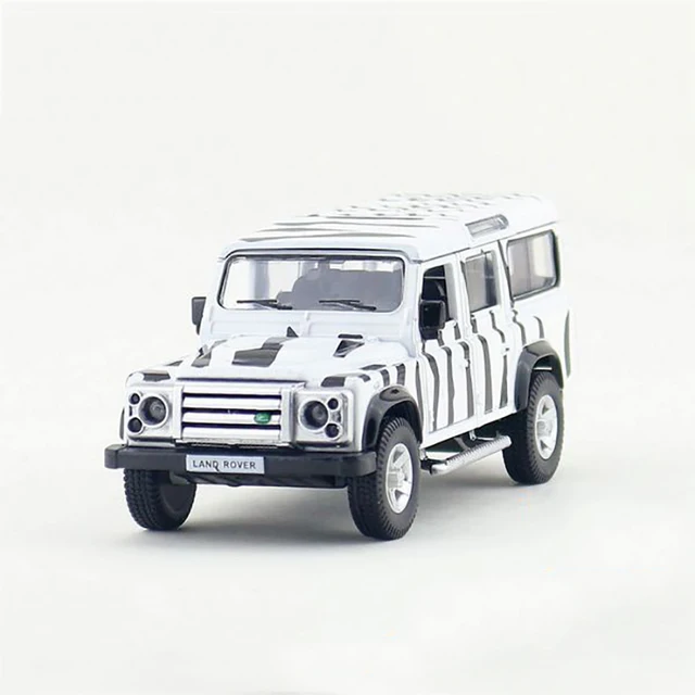 Defender Safari Parc Zèbre Stripe1/36 alliage modèle