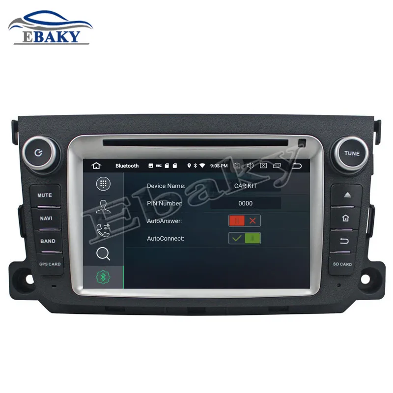 Perfect NaviTopia 7inch 4GB RAM 64GB ROM Octa Core Android 9.0 Car DVD Radio for Benz Smart 2011 2012 with GPS/WIFIs/bluetooth 20