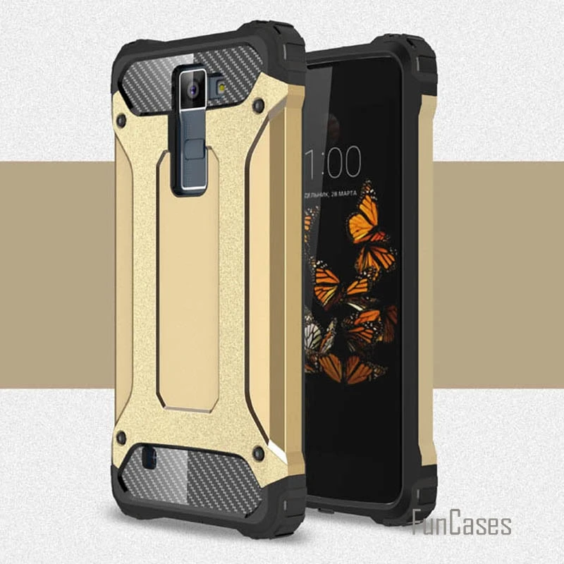 For LG K8 case plastic + silicone hybrid shock proof K8 armor cases for LG K8 K350N dual layer heavy duty phone case cover capa