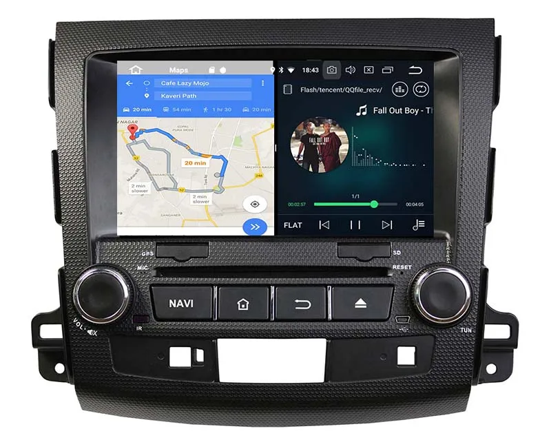 mitsubishi outlander stereo upgrade android 8.0 head unit 3