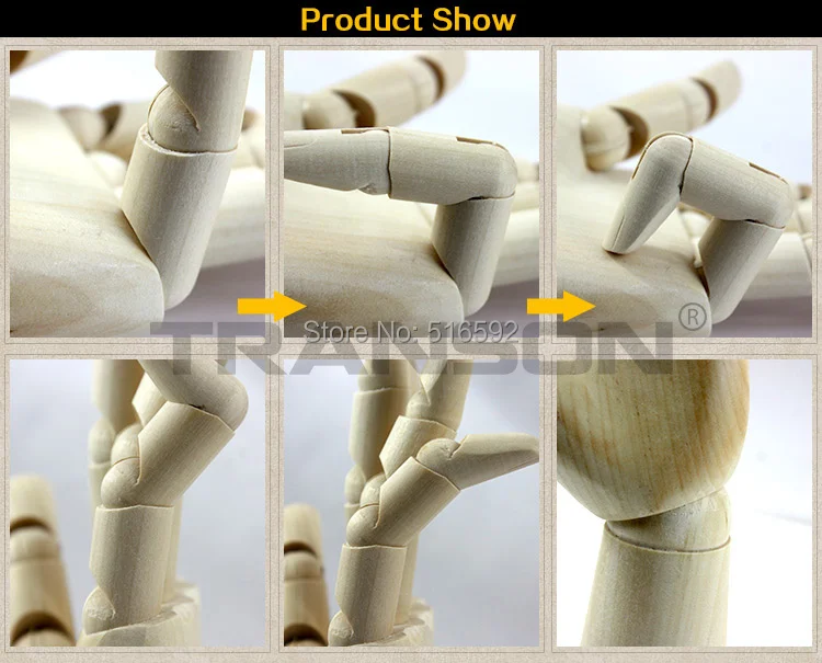 30 см манекена деревянный стороны, мужчины, регулируемый ручной для эскиза, деревянный мастерства, хорошее качество ручной модель с готовой
