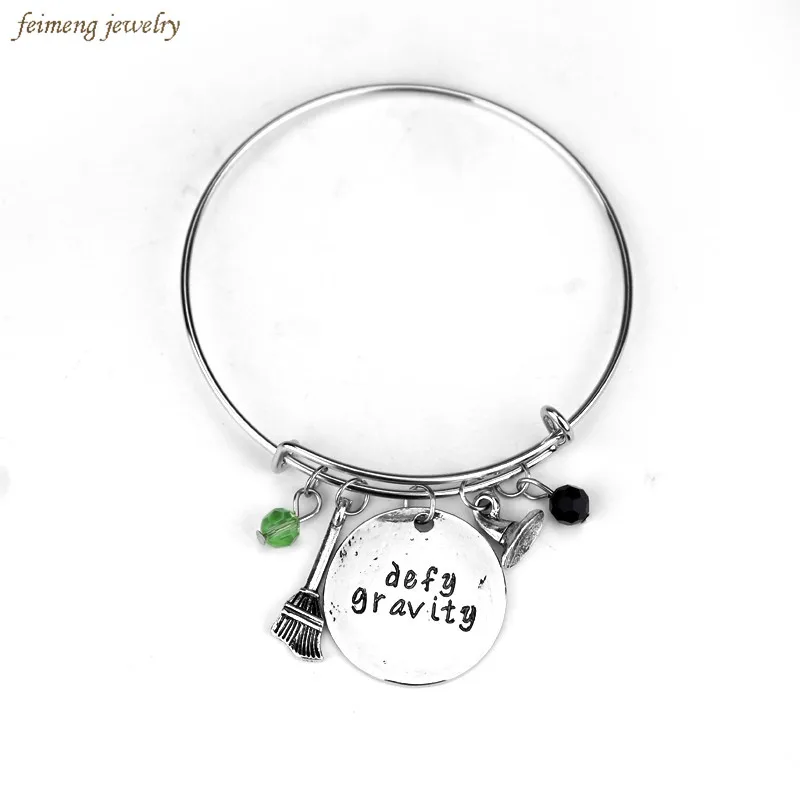Wicked the Musical inspired bangle bracelet -