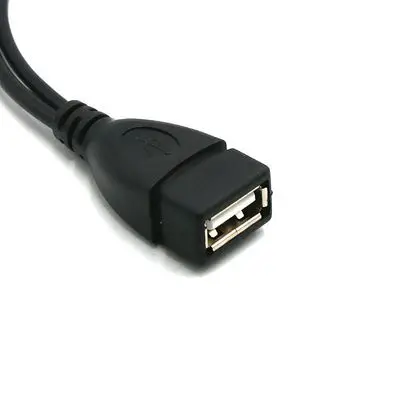 2 в 1 OTG Micro USB Host power Y Splitter USB адаптер для Micro 5 Pin женский и мужской кабель