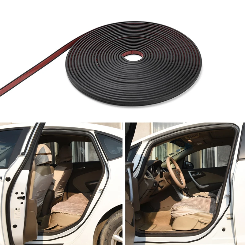 Car Door Seal Strips Sound Insulation Rubber Sticker For Volkswagen