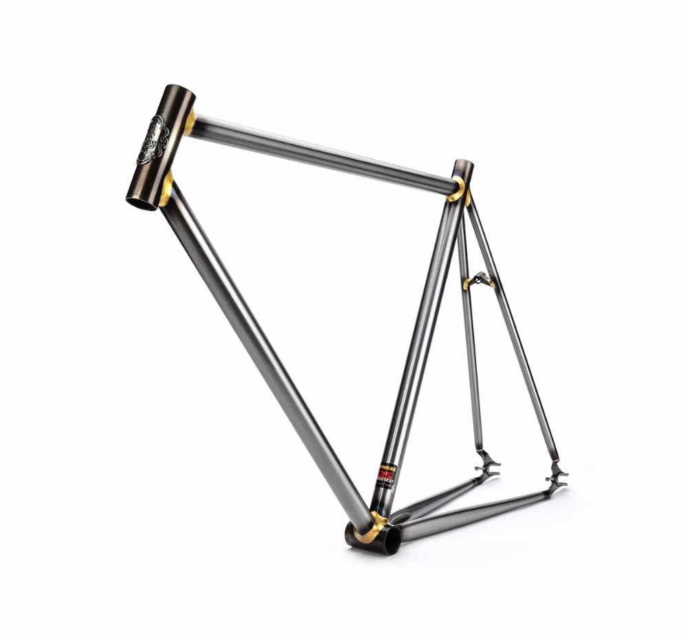 Sale fixed gear Bike frame  4130 Chrome molybdenum steel  Copper plated frame  DIY size 46cm 48cm 50 cm 52 cm 56cm 58cm 60cm 62cm 2