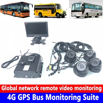 

Hard disk SD card monitoring host HD 1-4 channel recorder 4G GPS Bus Monitoring Suite Heavy machinery / forklift / trailer
