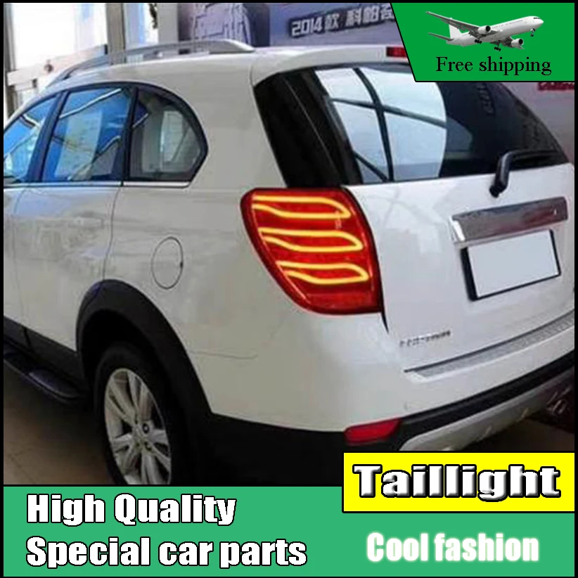 

Car Styling For Chevrolet CAPTIVA 2008-2016 LED Moving Turn Signal TAIL Lights Back Light LED Rear Lamp Driving+Brake+Reversing