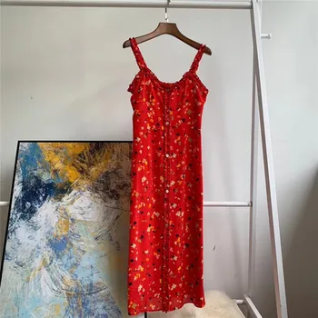 

New Crepe de Chine Silk Sweet Printed Heavy-duty Folded Lace in Summer of 2020