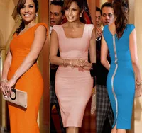 2013 Newest Womens\' Elegant Summer Sleeveless Square Collar Back Full Zipper Bodycon Knee-Length Party Casual Pencil Dress S-XL