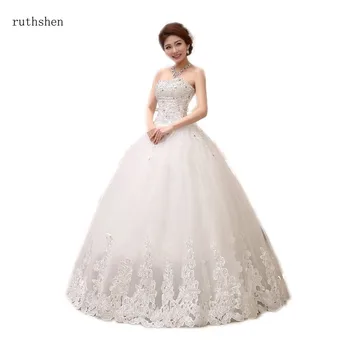 

ruthshen New Sweetheart Wedding Dress Ball Gown Full length Bridal Gown Lowest Price Hot Sell Vestido Lace Up Back 2018 New