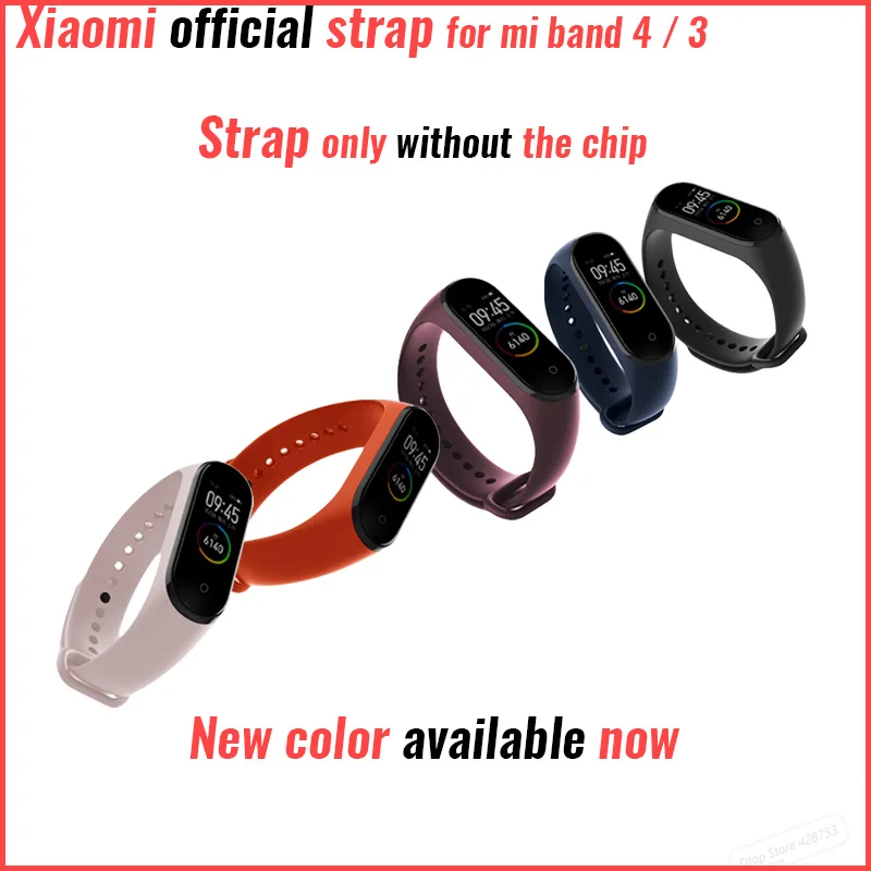 

Official Color Strap For Xiaomi Mi Band 4 / 3 Miband-4 Multi-Color Optional Easy Light Soft Comfy Firmly Lock