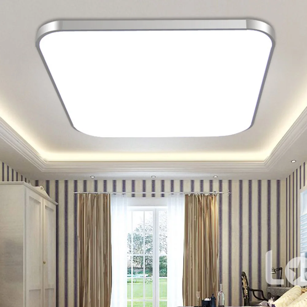  LED Ceiling Down Light Lamp 24W Square Energy Saving For Bedroom Living Room MAL999 - 33024143727