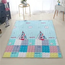 Розовые ковры хлопок мягкий детский ползающий коврик для гостиной спальни нескользящий коврик 150x200 см Ковер