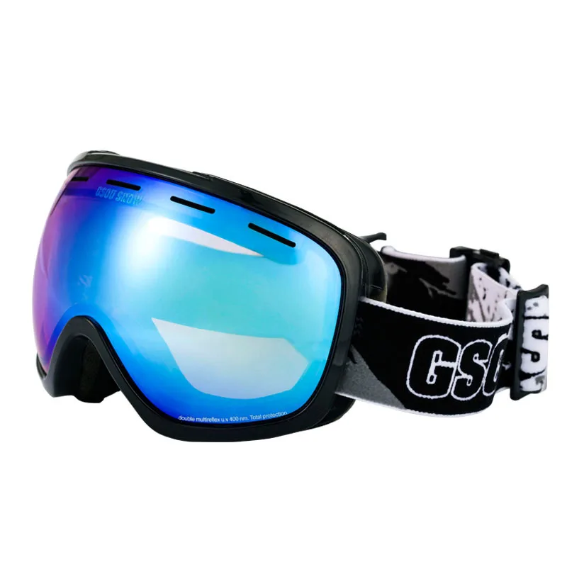 Gsou Snow hombres y mujeres gafas de Snowboard doble Anti-niebla UV400 grande Motocross máscara gafas Esqui al aire libre nieve gafas