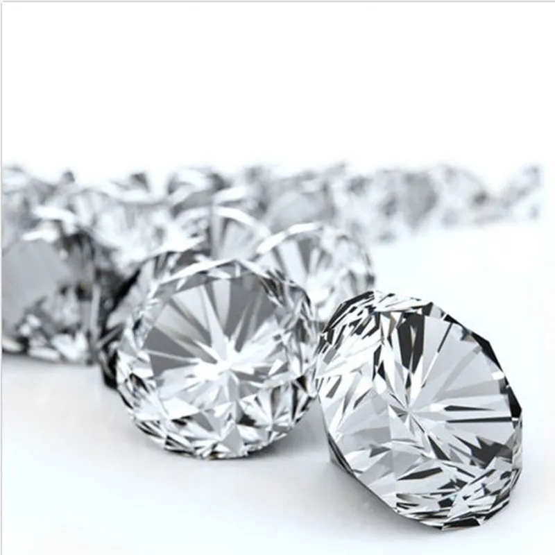 Big Promotion 6pcs 80mm Jewel Crystal Diamond Paperweight Wedding Decoration Gift | Дом и сад