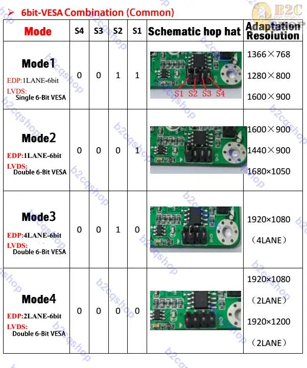 LVDS to eDP Signal Conversion Adapter Board 30pin driver board LCD Controller EDP driver EDP converter