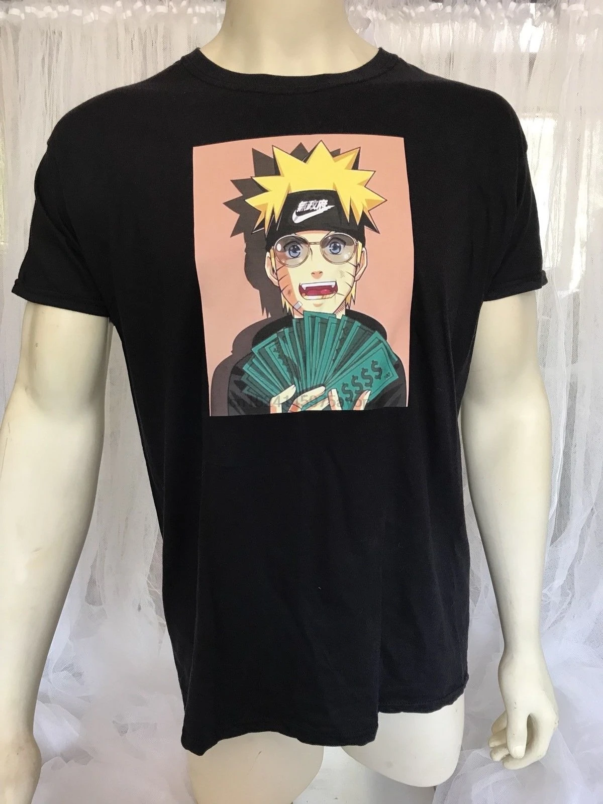 

Naruto Hypebeast #2 Anime T-shirt Black Large Summer Fashion Funny Print T-Shirts Funny O-Neck T shirt Design Short Sleeve