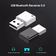 USB адаптер мини беспроводной Bluetooth 5,0 приемник для автомобиля радио сабвуфер усилитель Мультимедиа Bluetooth 5,0 аудио адаптер