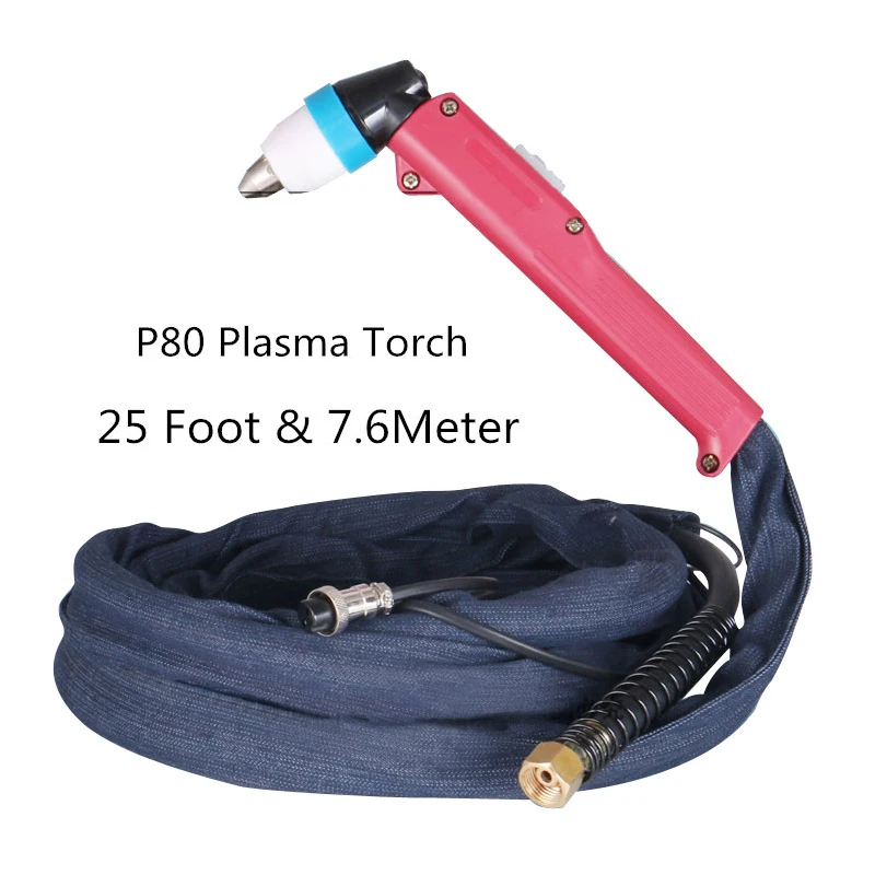 

7.6M P-80 Air Plasma Cutting Cutter Torch Complete 25 Foot Pilot Arc Starting