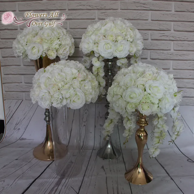 Buy Artificial Flower Ball Centerpieces For Wedding