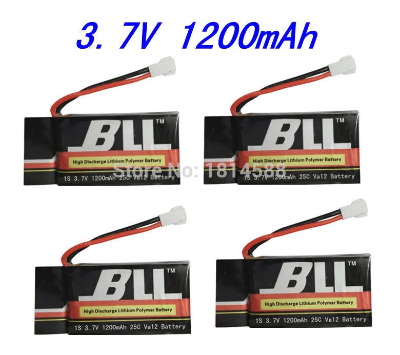 4PCS Syma X5SW X5SC X5S X5SC 1 font b battery b font RC Quadcopter 3 7V