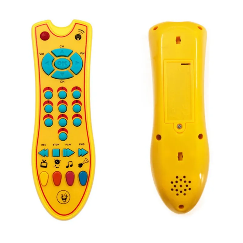 Музыкальный мобильный телефон ТВ пульт дистанционного управления Детские Ранние развивающие игрушки электрические цифры дистанционного обучения машина подарок для ребенка