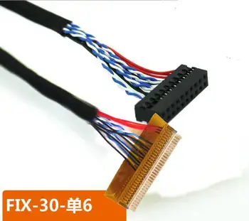 

1000pcs/lot Universal FIX 30 Pin 1ch 6bit LVDS Cable 26cm For 14.1-15.6inch LCD Panel