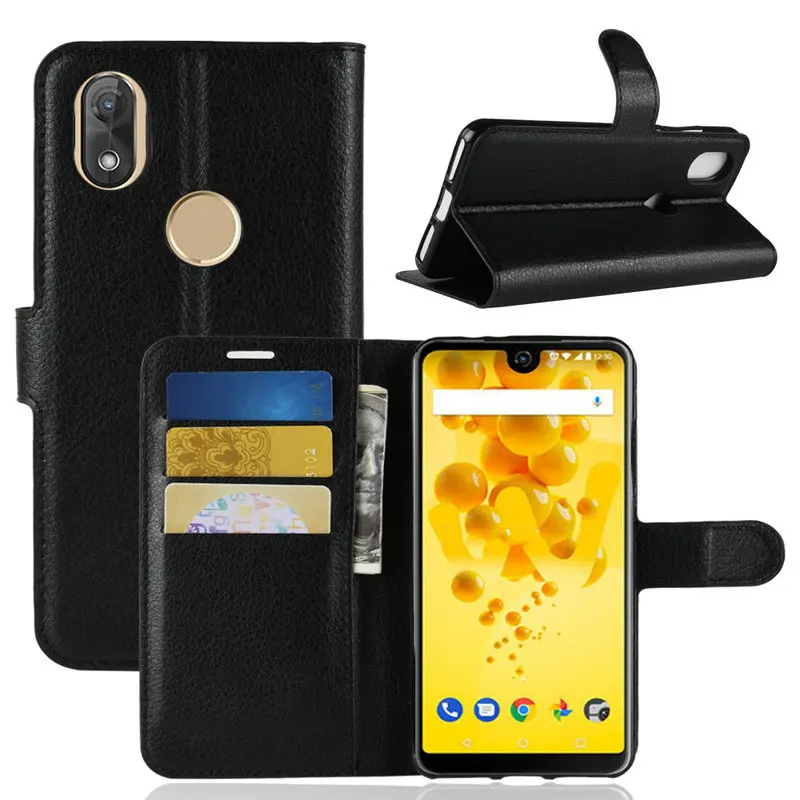 

WIERSS Wallet Phone Case for wiko view 2 Pro view2 Pro for wiko view prime lite Go MAX XL Flip Leather Cover Case coque etui>