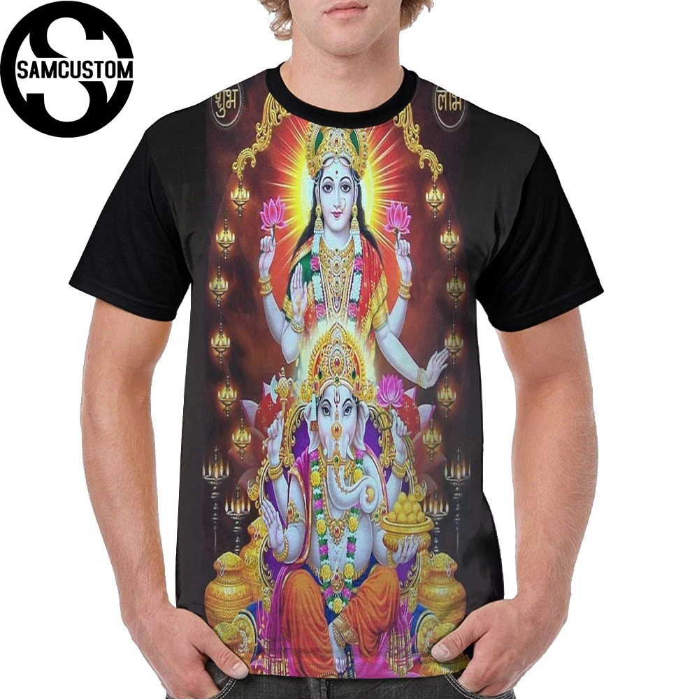 SAMCUSTOM Мужская T полная печать Hinduism 3D Персонализированная креативная Повседневная