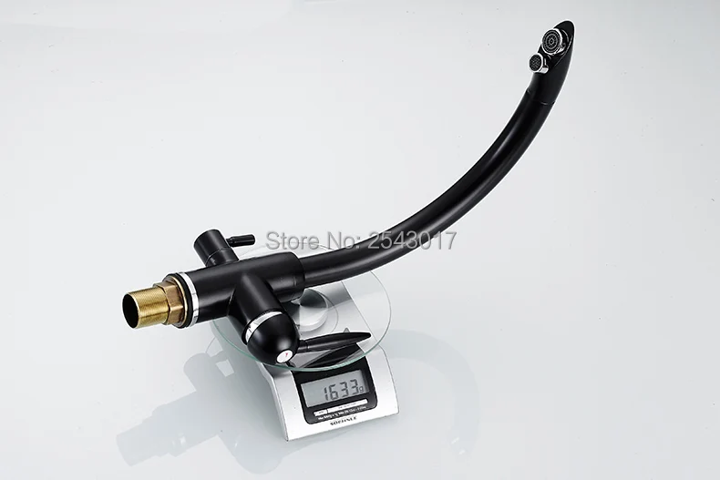 Wholesale and Retail Black Kitchen Faucet Drinking Water Swivel Faucet Hot and Cold Filter Water Taps ZR381 Wholesale and Retail Black Kitchen Faucet Drinking Water Swivel Faucet Hot and Cold Filter Water Taps ZR381