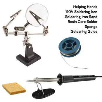 

Soldering Starter Tool Kit - 30W Iron / Solder / Sponge & Helping Hand