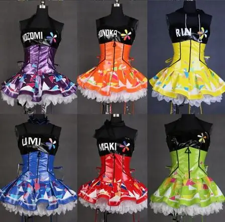 

Love Live Cyber Idolized Maid LED Gaming Game Awaken All Members Minami Kotori Uniforms Cosplay Costume