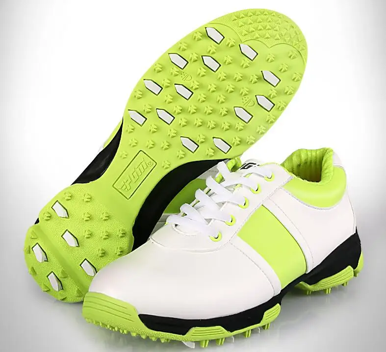 PGM женская обувь из натуральной кожи для гольфа, шиповки, ультра мягкая супер дышащая водонепроницаемая обувь для гольфа - Цвет: 2