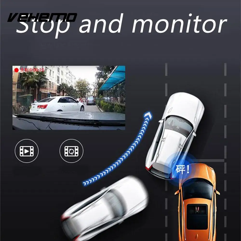 Bluetooth Android 5,1 Visor de lente espejo sensores universales Monitor de visión trasera de coche cámara de copia de seguridad de fotografía duradera - 4