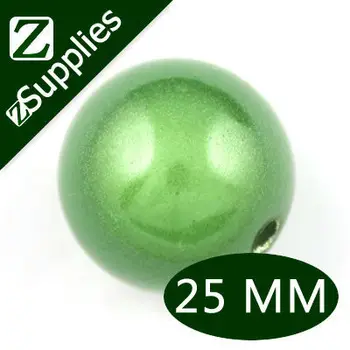 

Round Green Miracle/Illusion Spacer Miracle Beads 25mm, 60pcs/lot Acrylic Perle Magique Wholesale