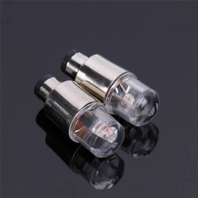 

2Pcs Car Chrome Neon Gas Nozzle Light Tyre Tire Hot Wheel Value Cap Led Light Lamp For Car Cycling Motorcycle Random Color